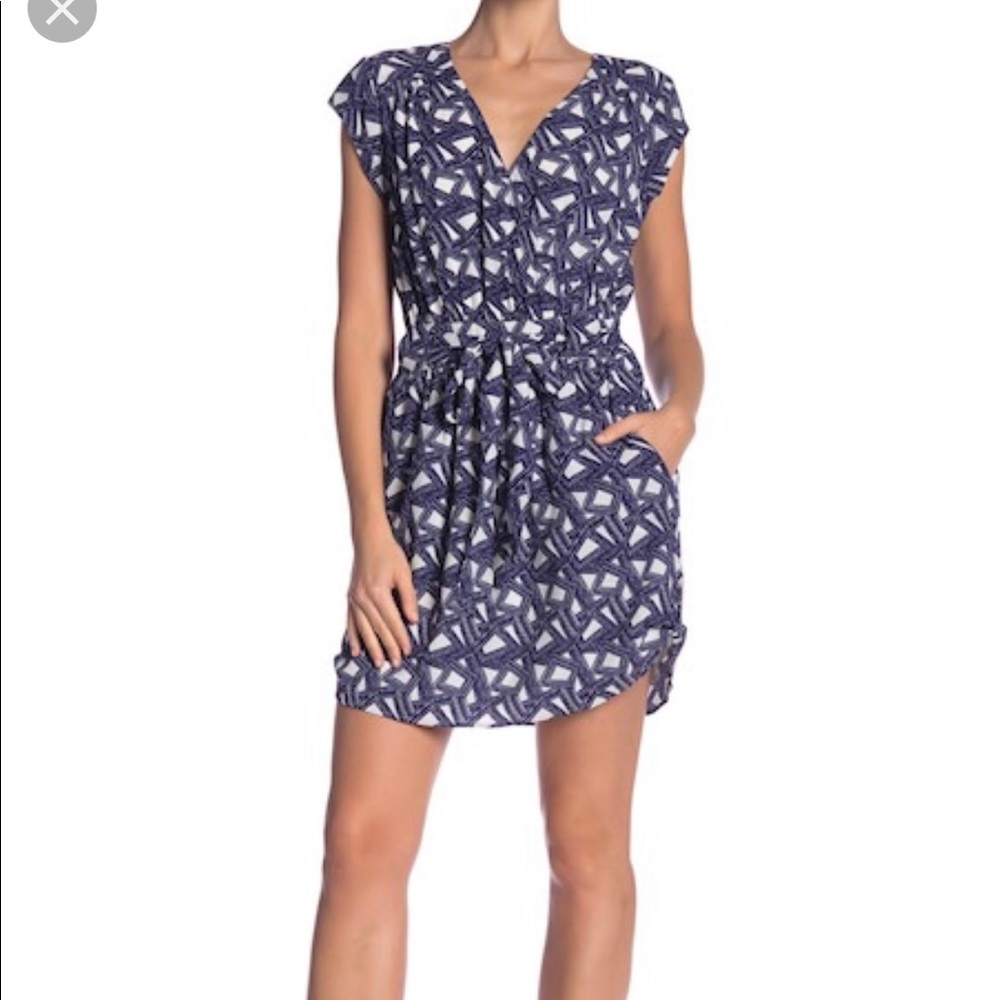 DR2 Blue & White Dress